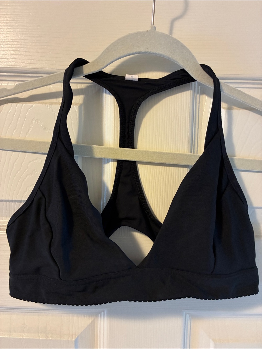 lululemon athletica Black Racerback Sports Bralette